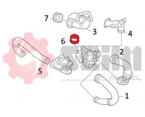 Charger Air Hose, Image 2