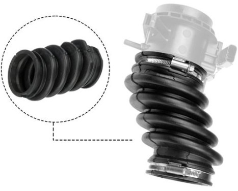 Hose, air supply ANTK1070 Gates, Image 2