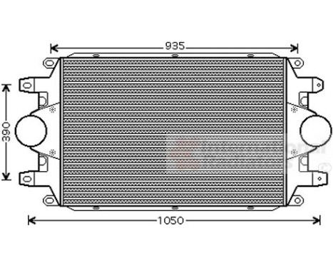 Intercooler 46004024 International Radiators