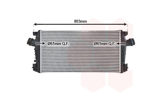 Intercooler, charge air cooler 37004722 International Radiators