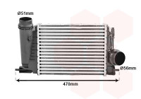 Intercooler, charge air cooler 43014710 International Radiators