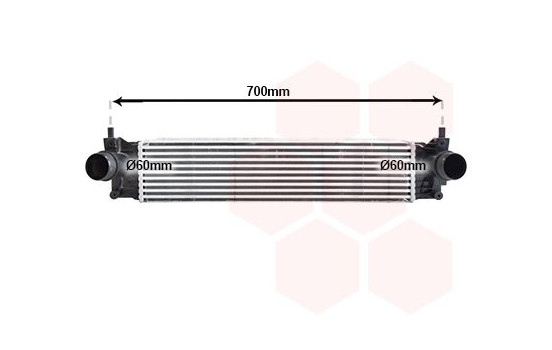 Intercooler, charge air cooler 58014704 International Radiators