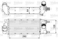 Intercooler, charge air cooler 818585 Valeo