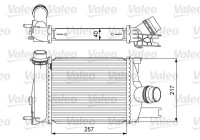Intercooler, charge air cooler 818622 Valeo