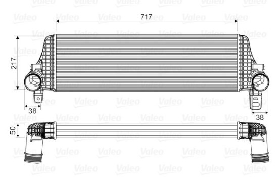 Intercooler, charge air cooler 818659 Valeo Intercooler, charge air cooler 818659 Valeo