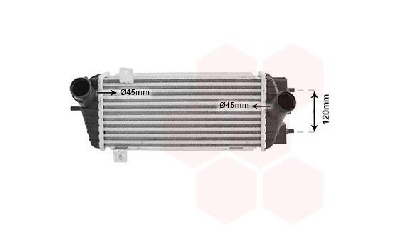 Intercooler, charge air cooler 82014712 International Radiators