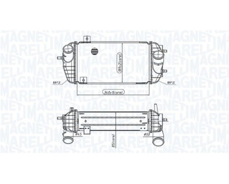 Intercooler, charge air cooler