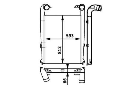 Intercooler, charge air cooler