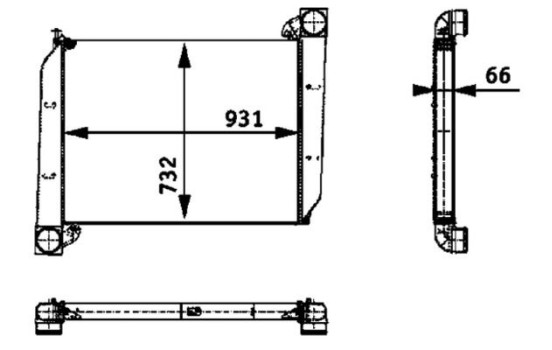 Intercooler, charge air cooler, Image 2