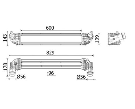 Intercooler, charge air cooler, Image 3