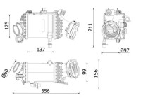 Intercooler, charge air cooler