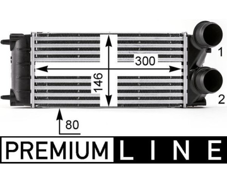 Intercooler, charge air cooler