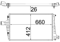Intercooler, charge air cooler