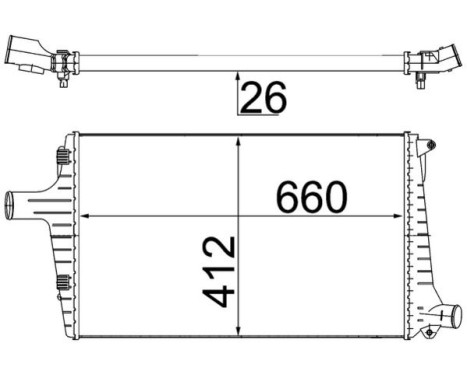 Intercooler, charge air cooler