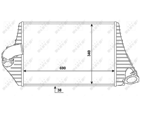 Intercooler, charge air cooler