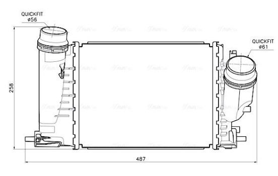 Intercooler, charge air cooler