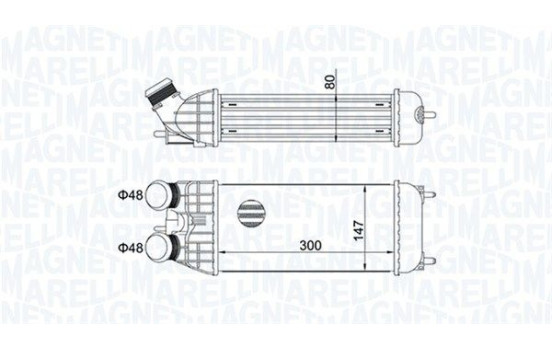 Intercooler, charge air cooler