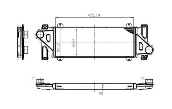 Intercooler, charge air cooler