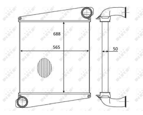 Intercooler, charge air cooler