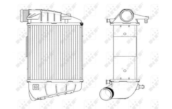 Intercooler, charge air cooler