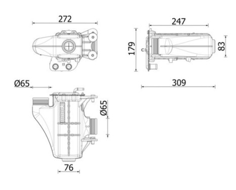 Intercooler, charge air cooler