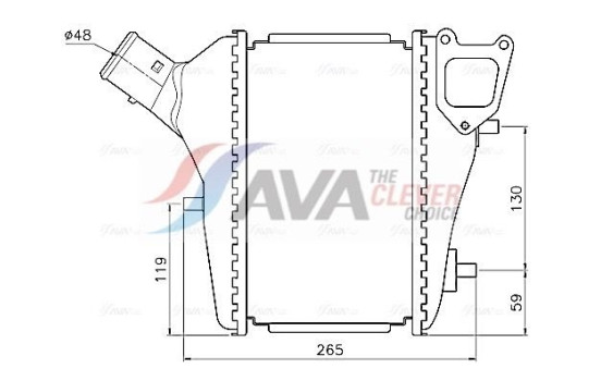 Intercooler, charge air cooler