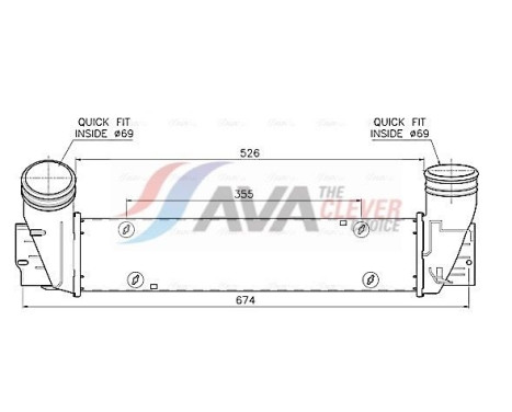 Intercooler, charge air cooler