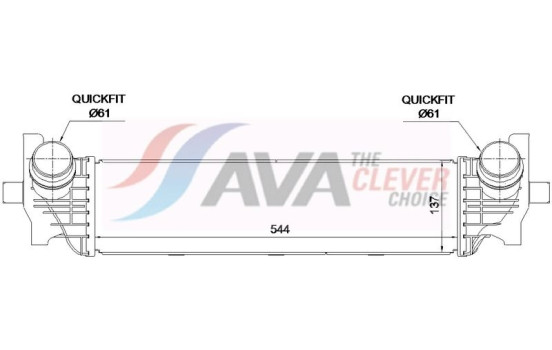 Intercooler, charge air cooler