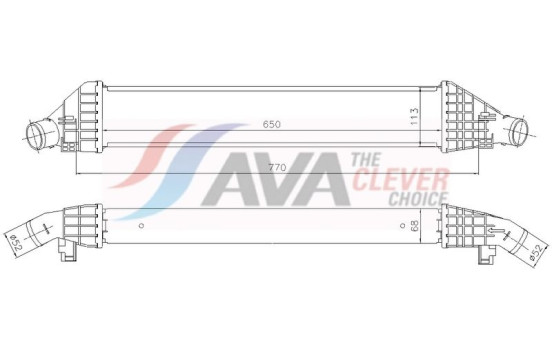 Intercooler, charge air cooler