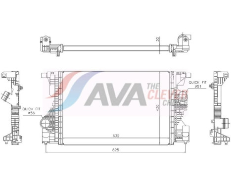 Intercooler, charge air cooler