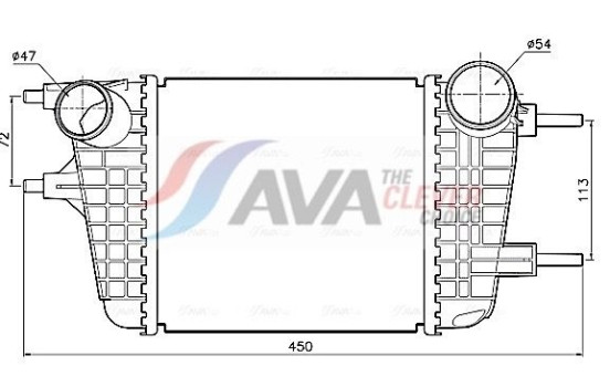 Intercooler, charge air cooler