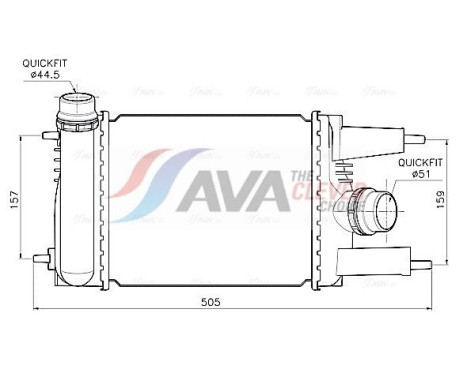 Intercooler, charge air cooler