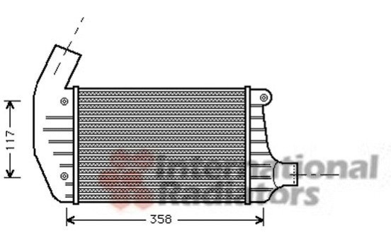 Intercooler, charger 01004067 International Radiators, Image 2