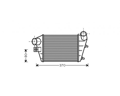 Intercooler, charger 01004086 International Radiators, Image 2