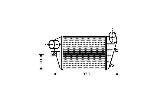 Intercooler, charger 01004086 International Radiators, Image 2