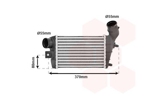 Intercooler, charger 01004086 International Radiators