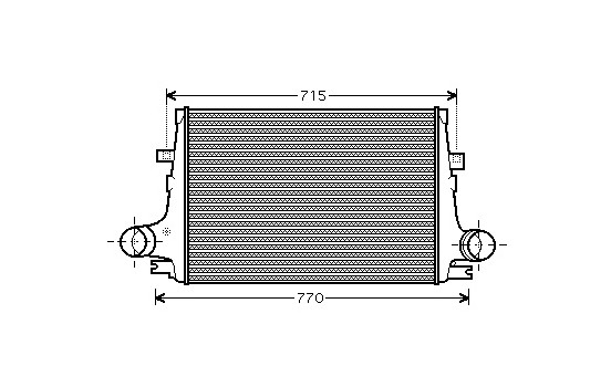 Intercooler, charger 01004096 International Radiators, Image 2