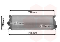 Intercooler, charger 02012703 International Radiators