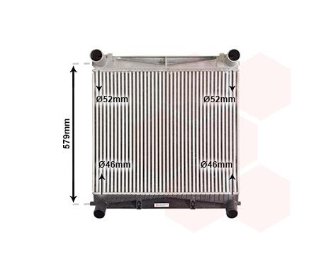 Intercooler, charger 02014705 International Radiators