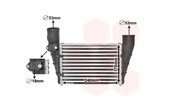 Intercooler, charger 03004112 International Radiators