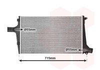 Intercooler, charger 03004136 International Radiators