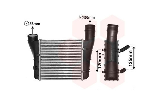 Intercooler, charger 03004221 International Radiators