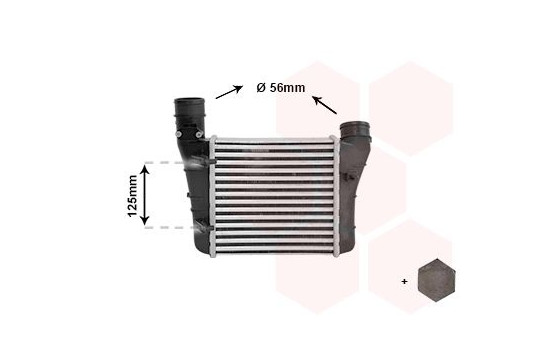 Intercooler, charger 03004333 International Radiators