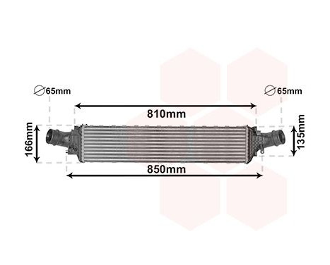Intercooler, charger 03004406 International Radiators