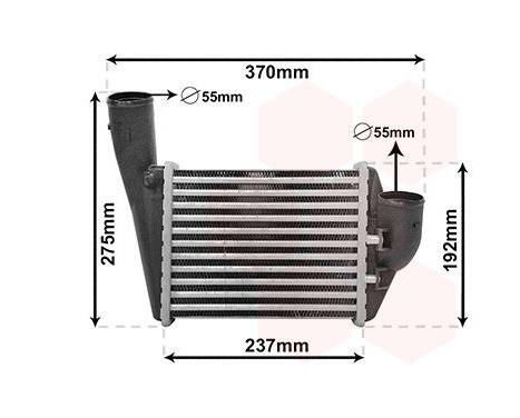 Intercooler, charger 03014701 International Radiators