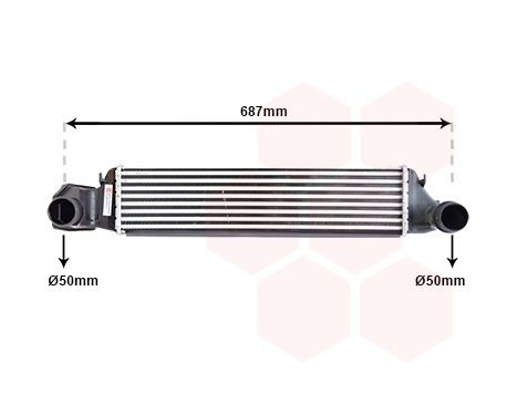 Intercooler, charger 06004207 International Radiators