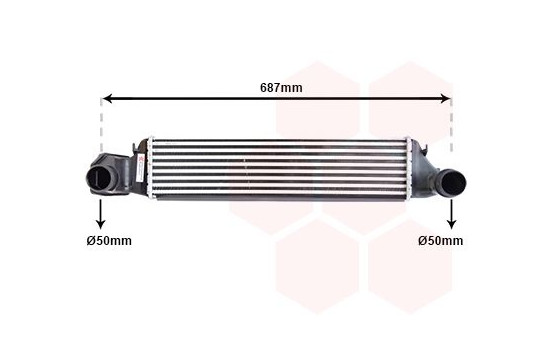 Intercooler, charger 06004207 International Radiators