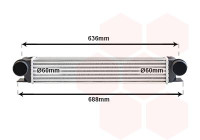 Intercooler, charger 06004253 International Radiators