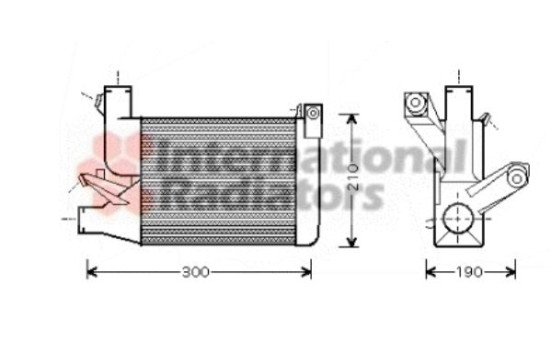 Intercooler, charger 06004260 International Radiators, Image 2