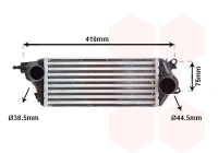 Intercooler, charger 06004265 International Radiators